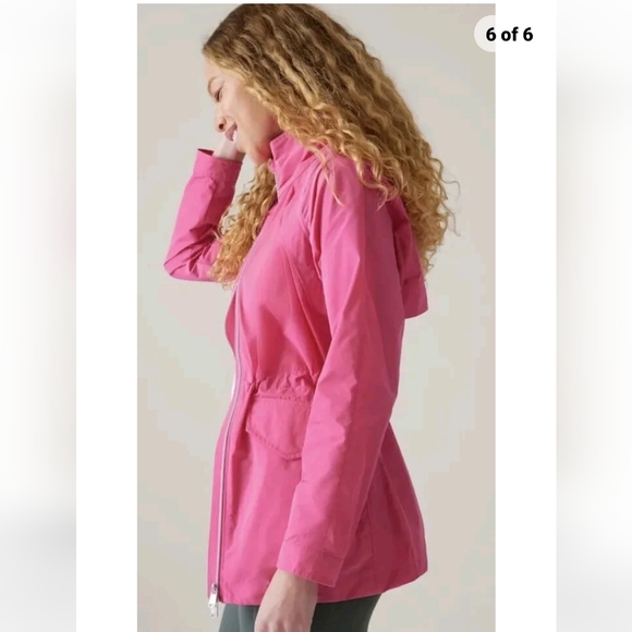 ATHLETA Westerly Jacket Travel Jacket Salvia Barbie Pink Size XLARGE NWT. - Picture 5 of 7